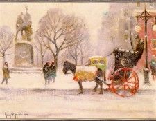 Wiggins Entrance-to-Central-Park-Winter-sj. Wiggins, 