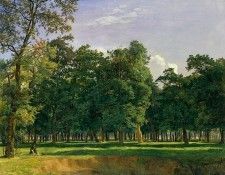 View in the Prater, Vienna c 1831.   