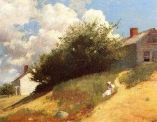 Homer Winslow Houses on a Hill. �����, �������