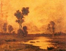 Richet Leon A River Landscape. , 