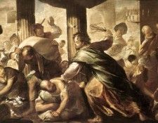 GIORDANO Luca Christ Cleansing The Temple. ��������, ����