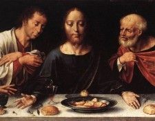 CLEVE Joos van Altarpiece Of The Lamentation detail 1. �����, ��� ���