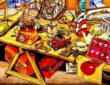 Bb 0028 On a trestle Steve&MarionIsham sqs. Isham, ���� � ������