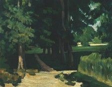 Cezanne The Avenue at the Jas de Bouffan circa 1874-5, Tate . , 
