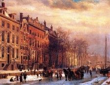 Springer Cornelis View on Heerengracht in Amsterdam Sun . Springer, ��������