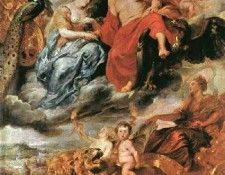 Rubens The Meeting at Lyons, 1621-1625, Louvre. ,  