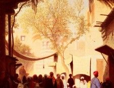 Frere Charles Theodore A Market Place, Cairo. ����, ���� ������