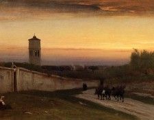 Inness George Twilight. ������, ������