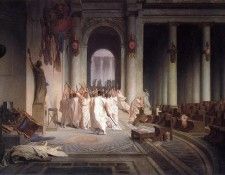 Gerome Jean Leon The Death of Caesar. , -