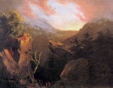 Cole Thomas Mountain Sunrise Catskill. , 