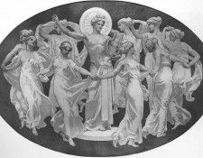 Sargent Apollo and the Muses. ,  