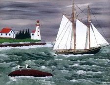 Norris, Joe - Sailing by Atlantic Rock Near Bettys Light (end. , 