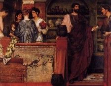 Alma Tadema Hadrian Visiting a Romano British Pottery. - 