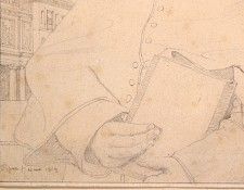 Ingres Auguste Jean Marie Guenepin 1809 detail2. ,   