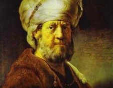 Rembrandt - Portrait of a Man in an Oriental Costume.    