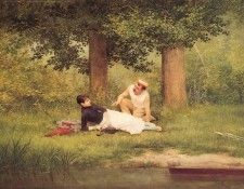 Croegaert G The Flirtation. Croegaert, 