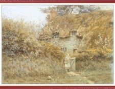AllinghamHelen AtTheCottageGate-We (f026).  