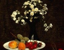 Fantin Latour Still Life With Flowers 1864. -, ---