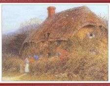 AllinghamHelen GirlOutsideCottage-We (f011).  