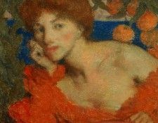 Edmond Aman Jean Sous les Orangers. -  