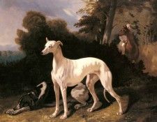 Dreux Alfred De A Greyhound In An Extensive Landscape. ,  