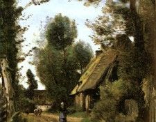 Corot Jean Baptiste Camille Saint Quentin Des Pres. , --