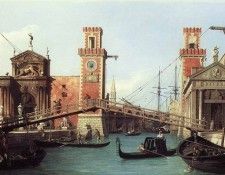 CANALETTO View Of the Entrance To The Arsenal. 