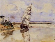 Jongkind Johan Berthold Honfleur. Jongkind,  