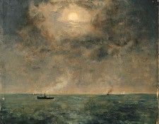 Stevens Alfred Moonlit seascape. �������, �������