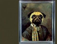 dog portraits csg039 madame dr hortense de mops. �������, ������