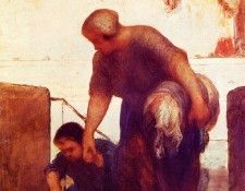 Daumier Honore The Laundress. , 