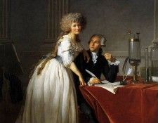 DAVID Jacques Louis Portrait of Antoine Laurent and Marie Anne Lavoisier. , -