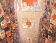 hassam red cross drive, may 1918. , 