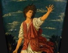 Andrea del Castagno The Youthful David, c.1450, Detalj 1, NG. ,  