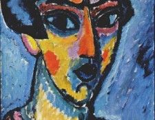 jawlensky head in blue 1912. , 