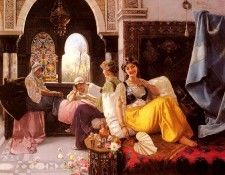 Quintana Blas Olleras y A Harem Scene. - Olleras Y