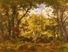 Pena Narcisse Virgile Diaz De La A Sunlit Clearing In The Forest At Fontainbleau. ���� �� �� ����� ������� Virgile