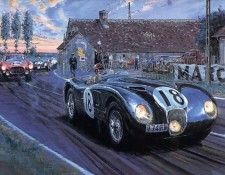 Cma 026 1953 le mans jaguar at the white house. ��� ���