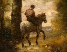 Corot The Forest of Coubron, 1872, Detalj 3, NG Washington. , --