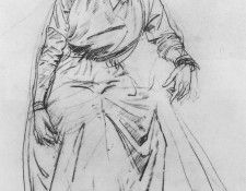 Lambert Seated Woman drawing. , 