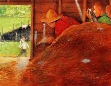 William Kurelek - Cowboys and Indians, De. Kurelek, 