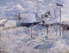 twachtman last touch of sun c1893. Twachtmann,  