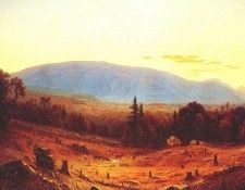 gifford hunter mountain, twilight 1866. 