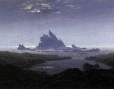 FRIEDRICH Caspar David Rocky Reef On The Sea Shore. ,  