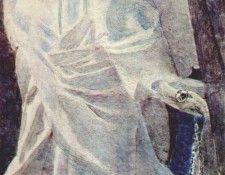 vrubel angel with censer and candle (sketch) 1887. �������, ������