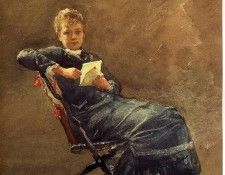Homer Winslow Girl Seated. , 