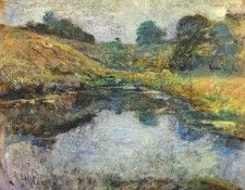 twachtman spring morning c1890-1900. Twachtmann,  