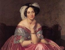 Ingres Baronne James de Rothschild. ,   