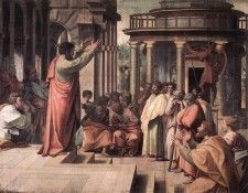 Raphael St Paul Preaching in Athens. �������