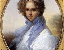 KINSOEN Francois Joseph Presumed Portrait Of Miss Kinsoen. Kinsoen, -